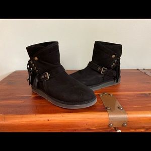 Ugg cara fringe booties